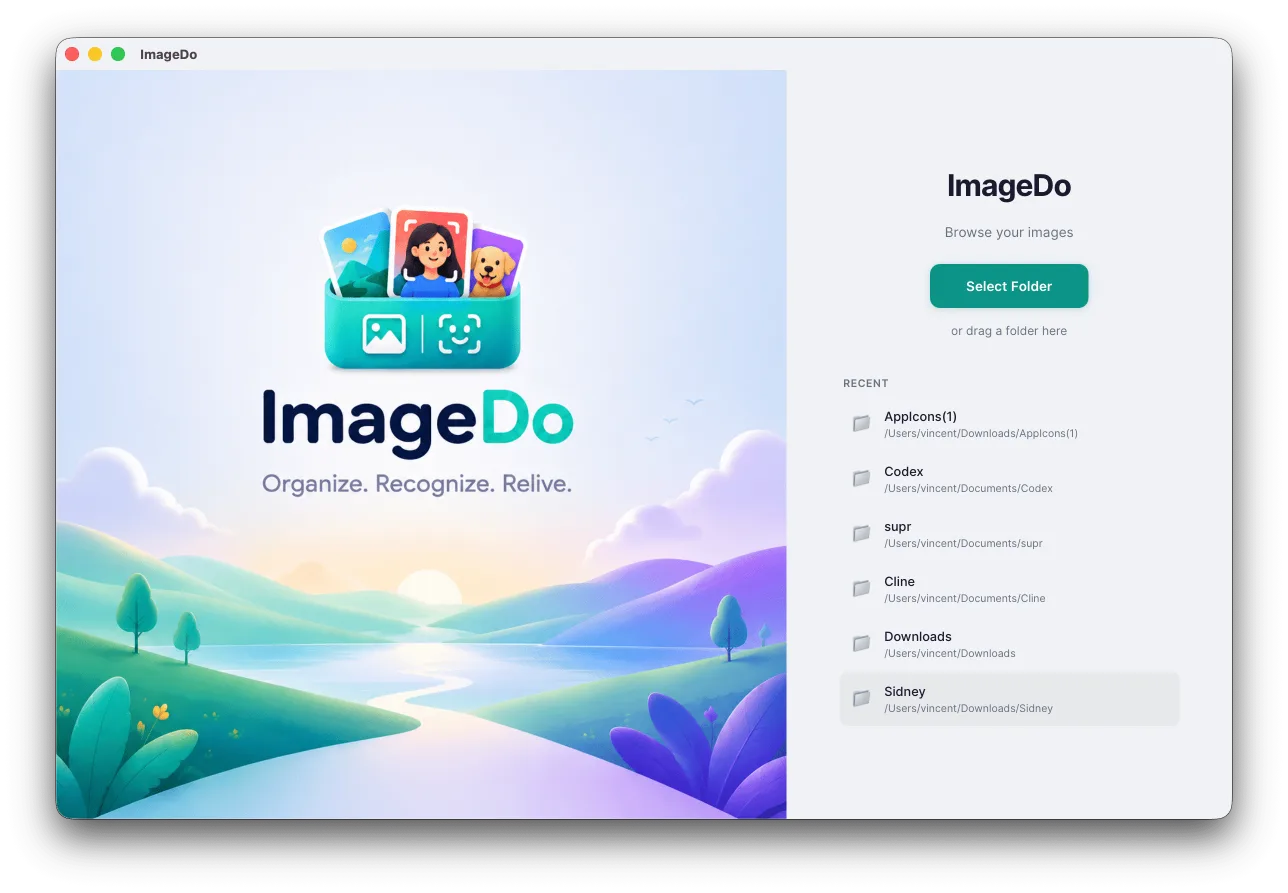 ImageDo photo grid browsing thousands of images in a folder